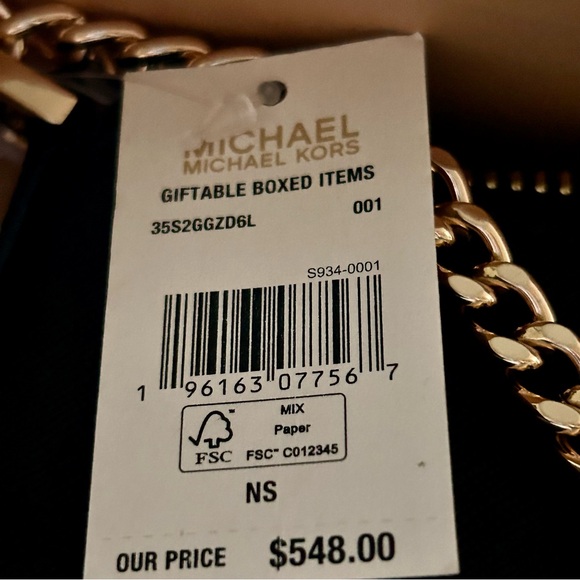 SOLD NWT Michael Kors Giftable Boxed Set Jet Set Travel Pochette Chain Crossbody - Picture 13 of 16